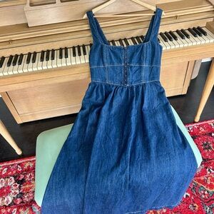 Reformation Denim Balia Dress